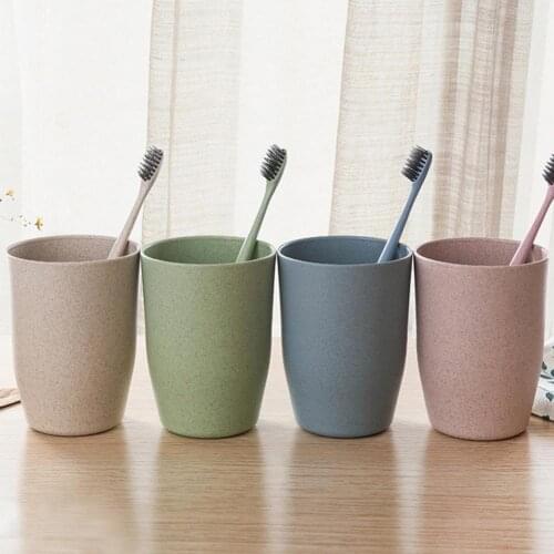 Toothbrush Cup Mug Unbreakable Space-saving PP Bathroom Toothbrush Cup for Kitchen Tandenborstelhouder Organizer Cup 2021