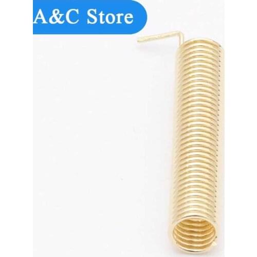 100pcs 315MHz 2.15dBi Copper Helical Antenna for RF Transceiver Wireless Transmission factory outlet high gain helical material