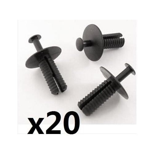 20x For BMW Bumper & Splashguard Plastic Rivet Body & Trim Panel Retaining Clips