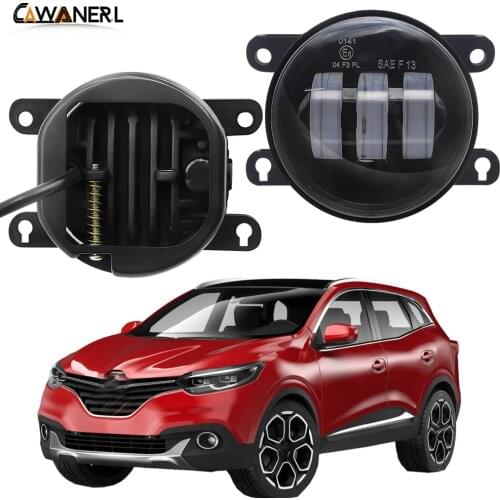 30W 6000LM Fog Light Assembly H11 Car Front Bumper LED Fog Lamp Daytime Running Light 12V For Renault Kadjar 2015 2016 2017 2018