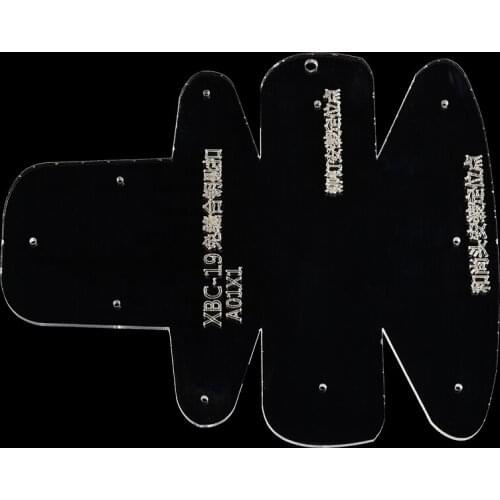 Acrylic Leather Template Wallet Messager Bag Transparent Acrylic Wallet Pattern Stencil Template DIY Craft Wallet Messager Bag