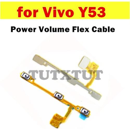 For Vivo Y53 Power Volume Flex Cable ON OFF Side Button Switch Flex Cable Replacement Repair Spare Parts