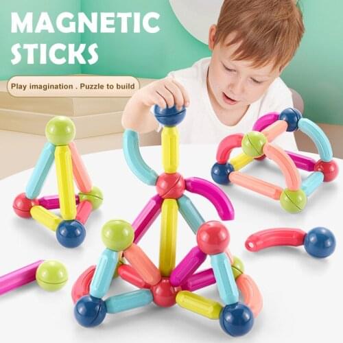 Stacking Toys Childrens Assembling Building Blocks 3D Educational Toys Early Education Inserting Magnetic Assembly