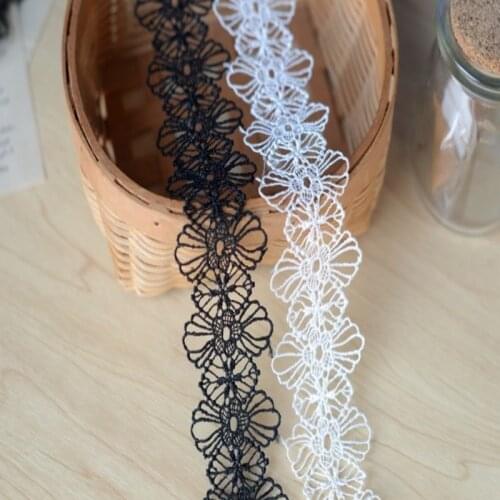 Hot sale Lace accessories Black and white necklace water soluble lace H0401
