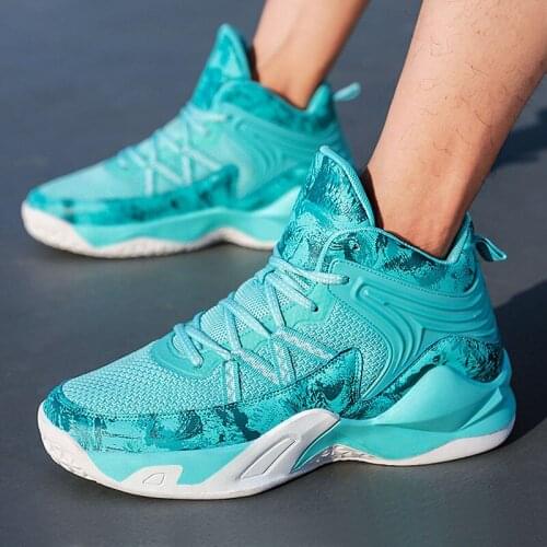 2022 Men Basketball Shoes High Top Breathable Tennis Shoe Men Outdoor Non-Slip Athletic Shoes Male Fashion Sport Shoes Sneakers