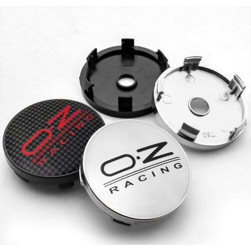 4PCS 60MM OZ Racing Car Wheel Center Hub Caps 56MM Emblem Sticker Decal For BMW Audi Ford Kia VW Car Decoration Accessories