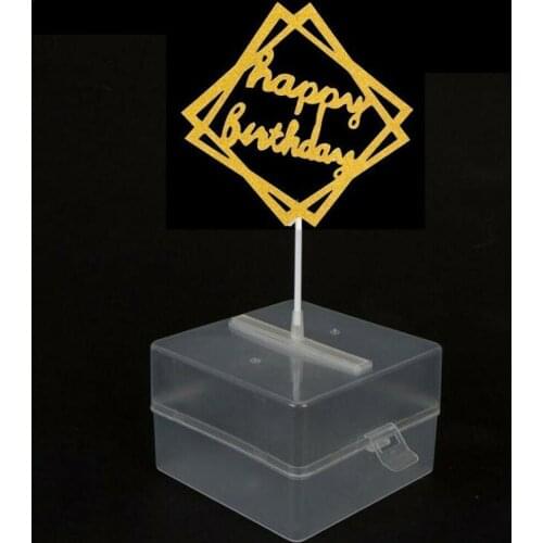 Surprise Happy Birthday Cake Topper Cake Plastic Atm Money Box Funny Home Anniversary Cakes Family Festival Gift Wedding Party