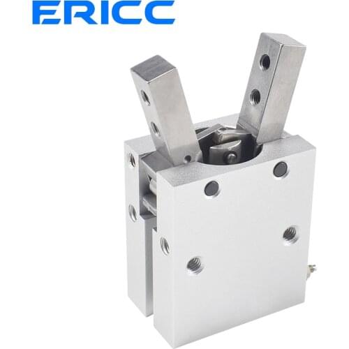 MHC2 10D 16D 20D 25D 32D Double acting pneumatic gripper SMC type angular style aluminium clamps air cylinder manufacturers