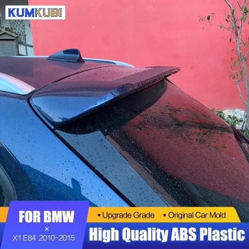 KUMIKUBI Fit For BMW X1 E84 Spoiler 20110-2015 X1 E84 SPOILER High Quality ABS Material Car Rear Wing Primer Color Rear Spoiler