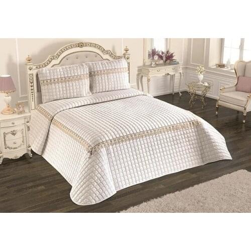 Wormwood Cotton Quilted Double Bed Cover 432905356