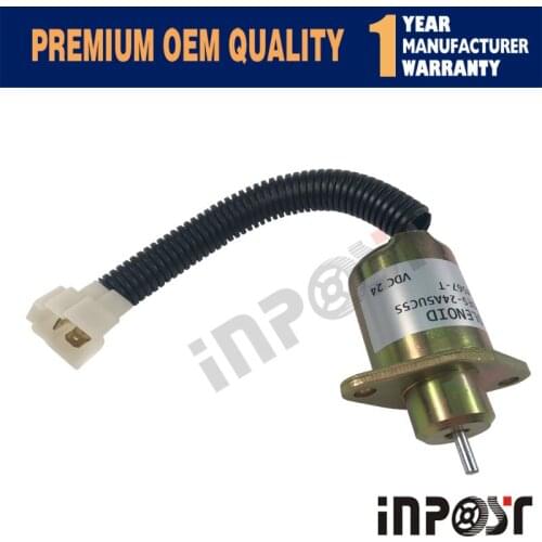 In Stock Stop Solenoid Valve For Kubota SA-4567-T 24V 1503ES-24A5UC5S
