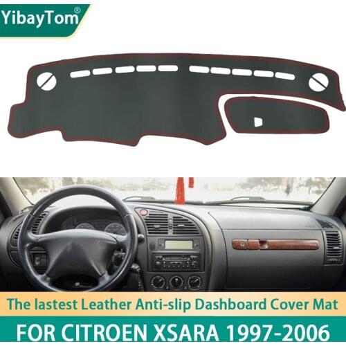 High Rank Durable Excellent PU Leather Dashboard Anit-slip Anti-UV Protective mat For Citroen Xsara 1997-2006 accessories