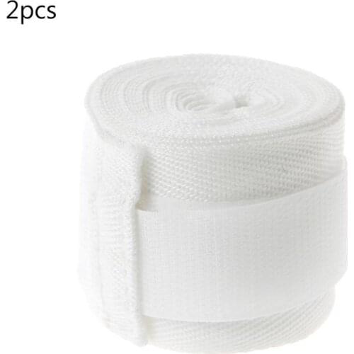 1pair Cotton Bandage Boxing Wrist Bandage Hand Wrap Protect Boxing Kickboxing Muay Thai Handwraps Training Gloves F2TC