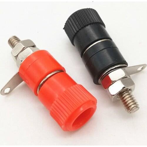 10pcs Audio Junction Adapter JS-919 Test Connector 4mm Plug for Instrument Banana Socket