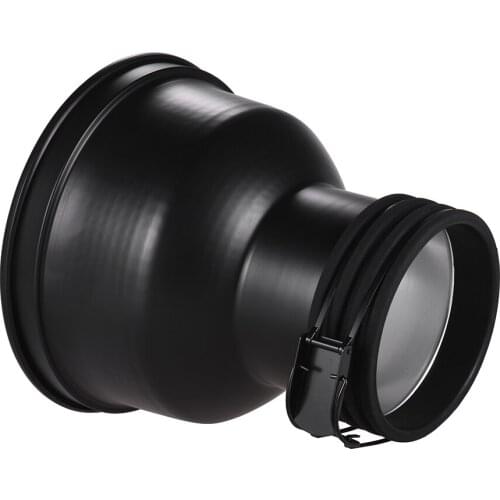 19.5cm Metal Zoom Reflector Lampshade for Profoto Photography Flash Light Speedlite Applied to the photo flash