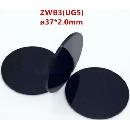 37 * 2.0mm UV Filter Lens Pieces Zwb3 Ug5 Visible Light Absorption Optical Instrument for Photography