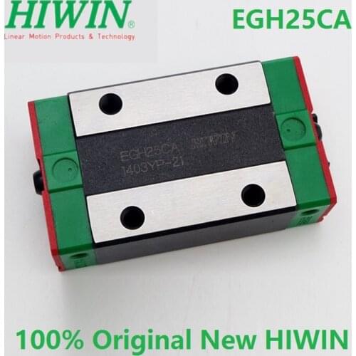 4pcs/lot 100% original HIWIN EGH25CA linear block for EGR25 linear rail for CNC router (only blocks)