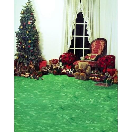 5x7ft Christmas Tree Gift Photography Backdrops Photo Props Studio Background