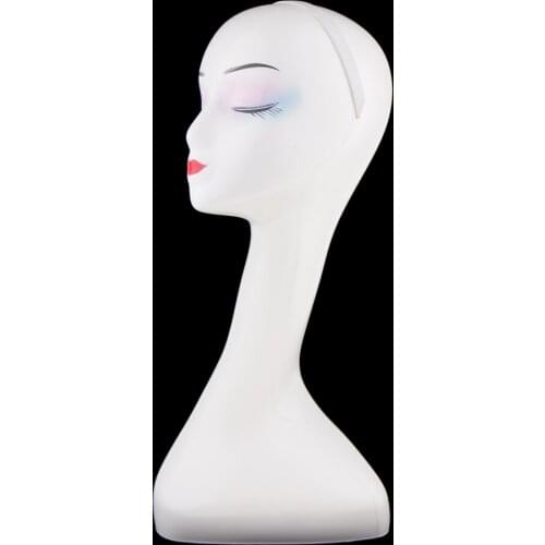 White Female Mannequin Headphone Fashion Wigs Display Manikin - Home Desktop