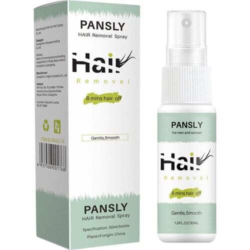 30ml Depilatory Spray Effective No Irritating Natural Ingredients Hair Removal Cream Skin Legs Body Armpit Painless Stop Hair