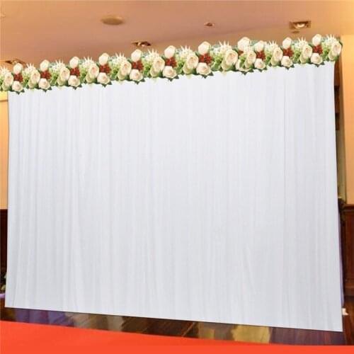DEAREST Ice silk wedding backdrops panels curtain stage banquet party decoration simple curtain drapes background decoration