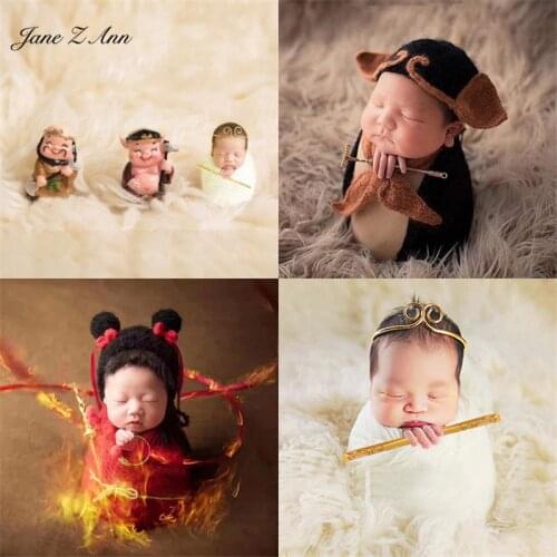 Jane Z Ann Journey to the West newborn baby Monkey King pig Nezha cloth Chinese traditional fairy tale theme photography props