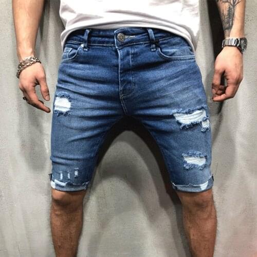 Imcute Men's Short Jeans