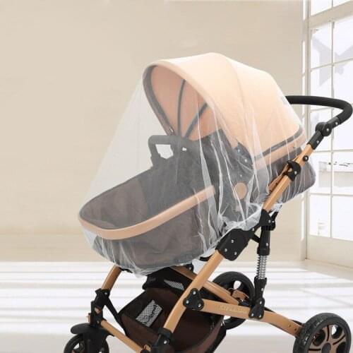 Baby carriage mosquito net full cover universal baby stroller increase encryption umbrella cart trolley anti-mosquito net