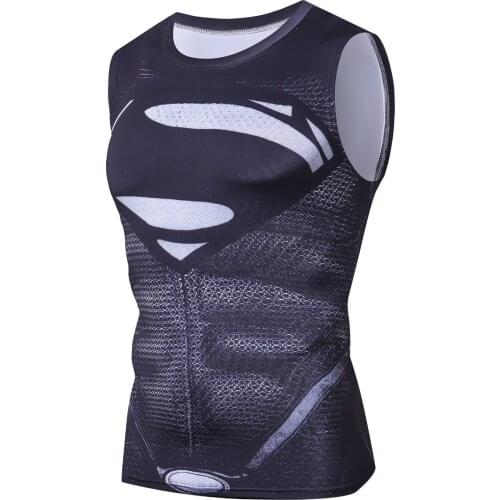 New Anime 3D Printed Cartoon Tank Tops Men Exercise Fitness Compression Clothing Summer Fashion Sleeveless Tanktop