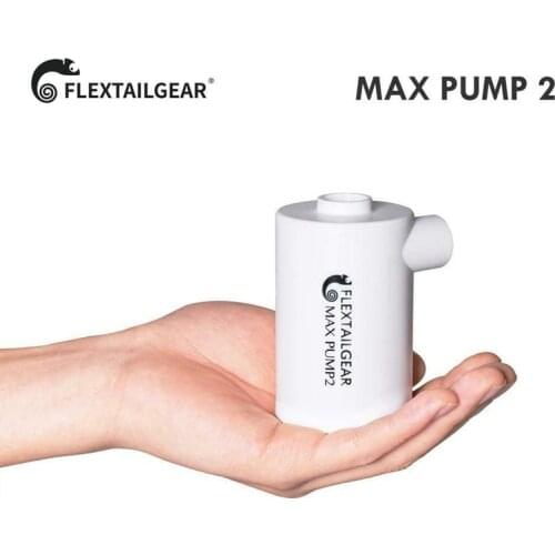 FLEXTAILGEAR Max Pump 2 Ultralight USB Rechargeable Waterproof Air Pump Inflate Deflate for Swimming Ring Camping Pad Mattress