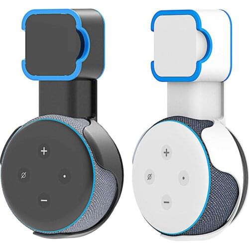 Wall Mount Hanger Holder Bracket For Amazon Alexa Echo Dot 3rd Generation And Other Round Voice Assistants Outlet Speaker Stand
