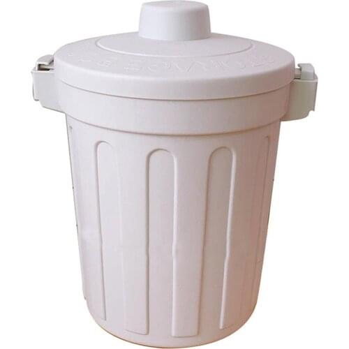 1 Pcs Desktop Storage Pen Holder Trash Can Novelty Pencil Holder Organizer Box Container Desk Stationery Organizer With Cover