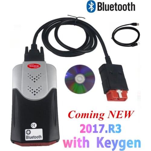 2017 R3 keygen New vci for vd tcs cdp pro plus for delphis ds150e cdp usb bluetooth obd2 scanner and 2016R0 diagnostic tool
