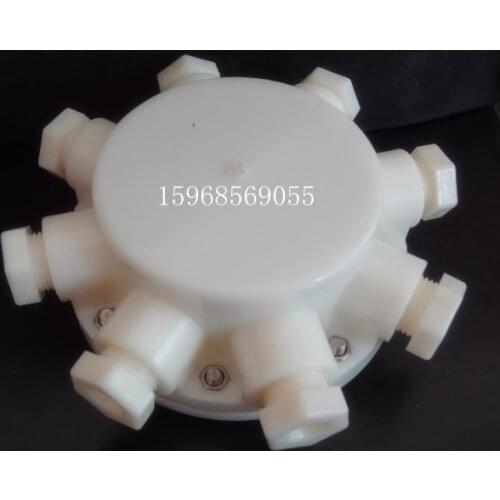Direct selling 8 road underwater junction box fibox Waterscape fountain nozzle special wire and cable