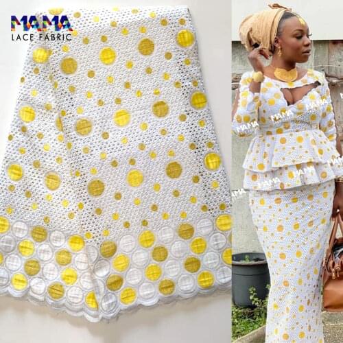 5 Yards Swiss Voile Lace In Switzerland Shirting Fabrics 100% Cotton DIY Lace And Tradition Wedding Party Dresses Material