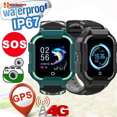 Smart 4G SIM Card Remote Camera GPS WIFI Kids Student Smartwatch SOS Video Call Monitor Trace Location Sport Android Phone Watch