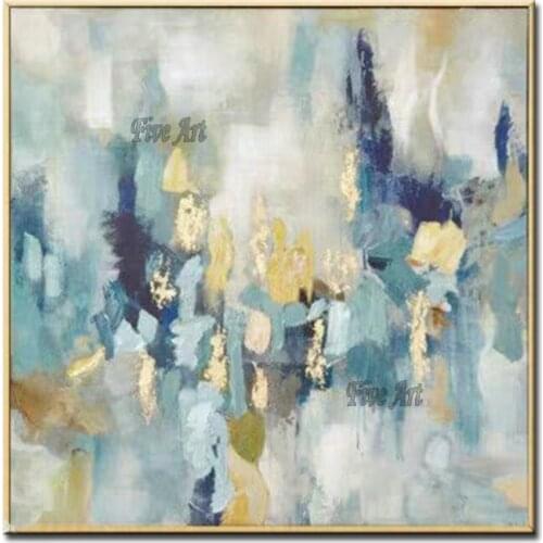 Modern Home Decor Showpiece Real Handmade New Abstract Oil Painting Artwork Unframed Canvas Wall Art Decoration Picture Painting