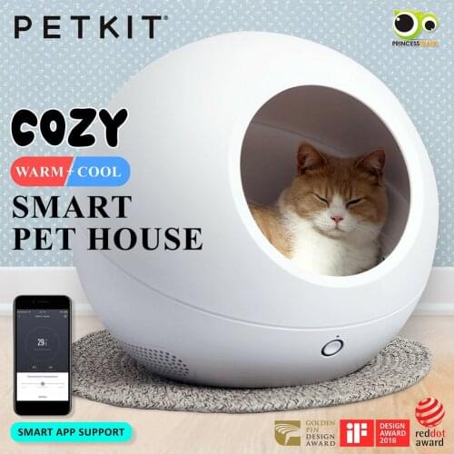 PETKIT Smart Warming Cooling Cat House With WIFI APP Smart Comfort Temperature Adjust For Pet Dog Puppy Cats Bed Home