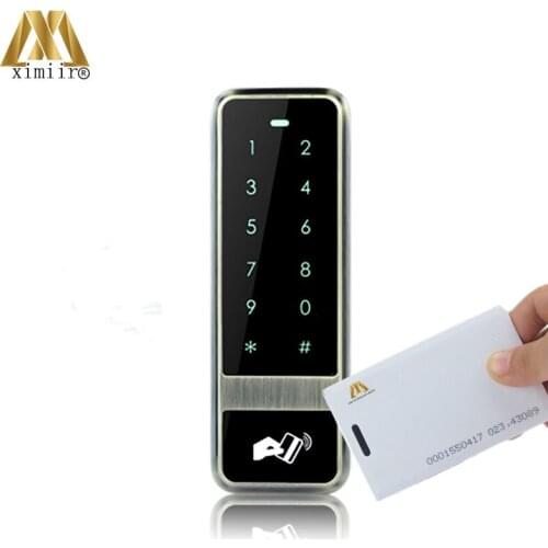 Free Shipping Proximity RFID Card Reader Door Lock Waterproof 8000 User M12-D Standalone Acces Control Systerm