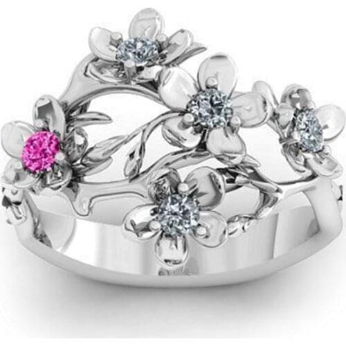 2019 New Luxury High Quality Delicated Lock Shaped Crystal Wedding Rings Womens Zircon Engagement Wedding Rings Fashion Jewelry