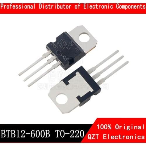 10pcs/lot BTB12-600B TO220 12A 600V BTB12-600 TO-220 BTB12 new original In Stock