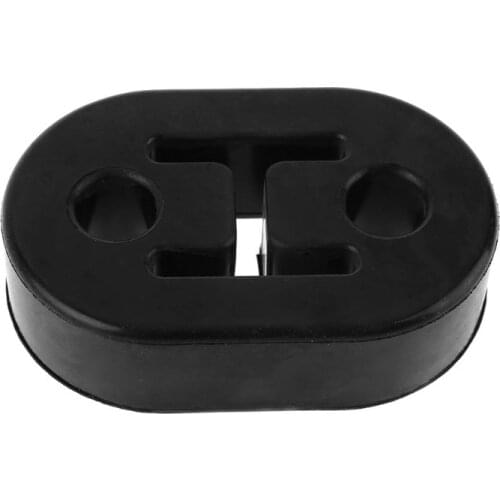 2x Heavy Duty Exhaust Hanger Bushing Support 2 Holes Bracket Rubber Mount 090E