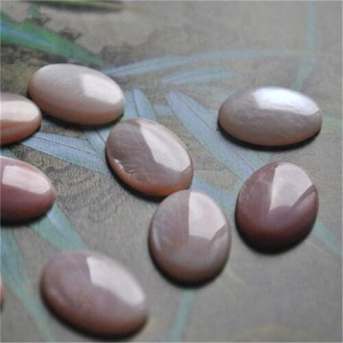 20PCs Wholesale 10x14mm Hot Sweet Pink Mother Of Pearl 10*14mm Oval Cabochon Shape Jewelry Accessories