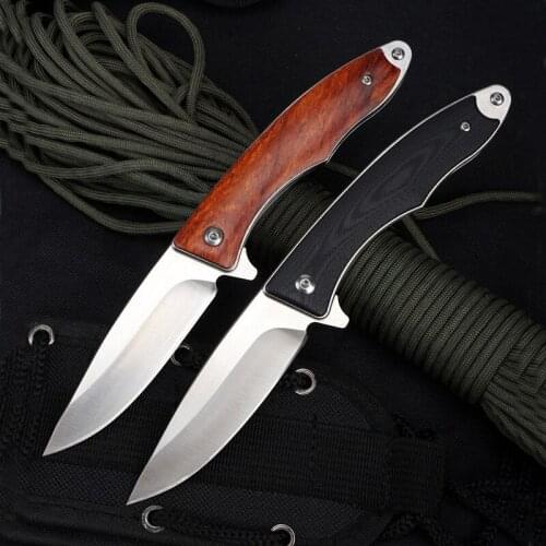 Free shipping TWO Options G10 Handle Small Folding Pocket Knife Tactical Survival Knife EDC Tools