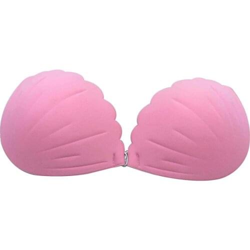 Seamless Self Adhesive Fly Bra Strapless Push Up Bra Wireless Stick On Sexy Lingerie Thick Invisible Silicone bra For Women