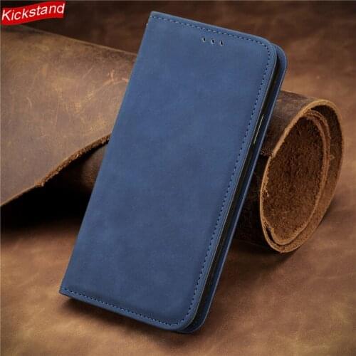Classic Simple Business Style Case for Redmi Note 9 Pro Max 9S 8T 8 7 Pro Cover Skin Feeling Leather Flip Card Slots Stand Shell