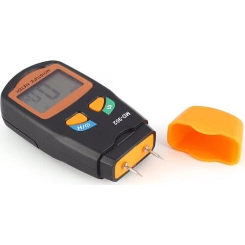 Pins Digital Display Wood Moisture Humidity Tester Timber Damp Detector portable LCD Meter MD-902