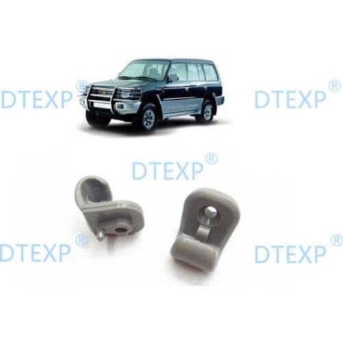 LHD Front Interior Sunvisor Sun Visor for Pajero Sun Proof for Montero Shogun MKII V31 V32 V33 V43 1989-2000 Clip Hook