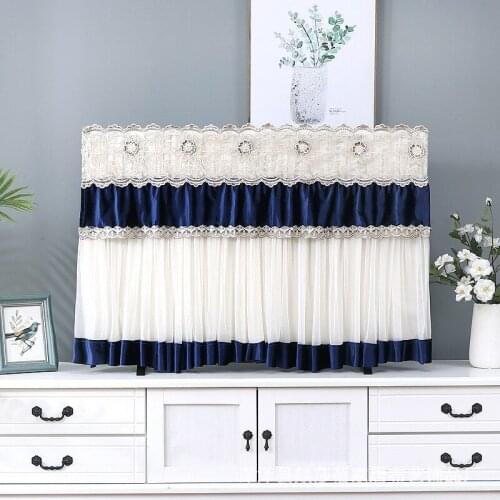 Lace Hanging LCD TV Dust Cover Boot Does Not Take Desktop TV Dirt-Proof Cover