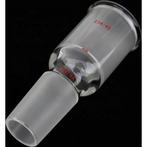 Laboratory Glass Enlarging Adapter With Joints from 34/45 to 29/42
